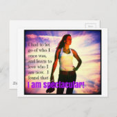 カー感動的ド ポストカード (正面/裏面)