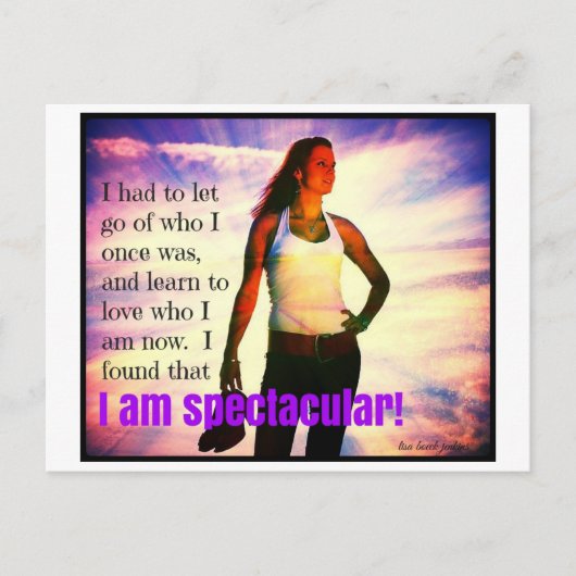 カー感動的ド ポストカード (正面)