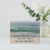 カー感動的ド：愛は風のようなもの ポストカード (スタンド正面)