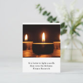 カー感動的ド:暗闇の中の光 ポストカード (スタンド正面)