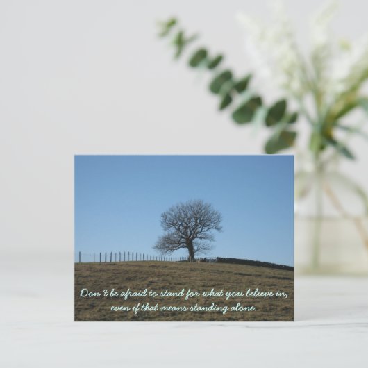 カー感動的ド：自分の中に入った信じもののスタンド ポストカード (スタンド正面)