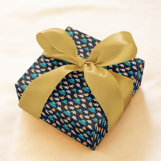 カー数々のマ漫画 ラッピングペーパー