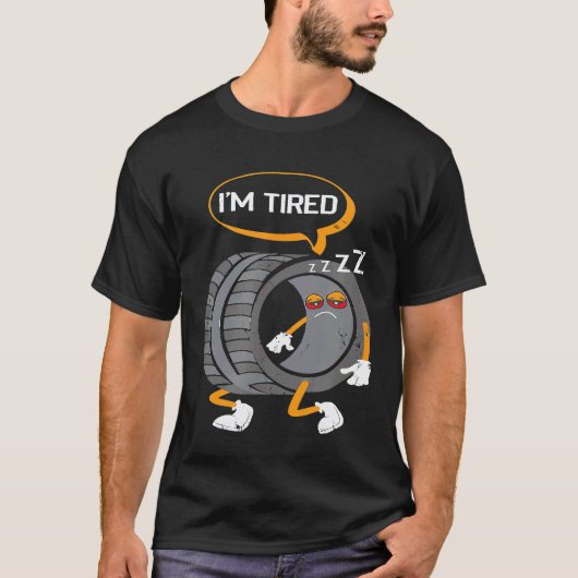 カー整備士のダジャレ Tシャツ (正面)