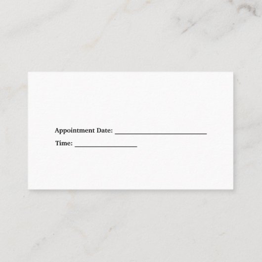 カー整備士ガレージスタープロフェッショナルビジネス 名刺 (裏面)