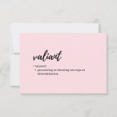 カー気にドの取り付け – バリヤの定義 招待状 (正面)