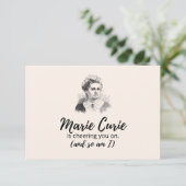 カー気にドを取る – マリー・キュリーが応援している 招待状 (スタンド正面)