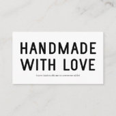 カー気にド、手作りキャンドルシャツジュエリータンブラーE エンクロージャーカード (裏面)