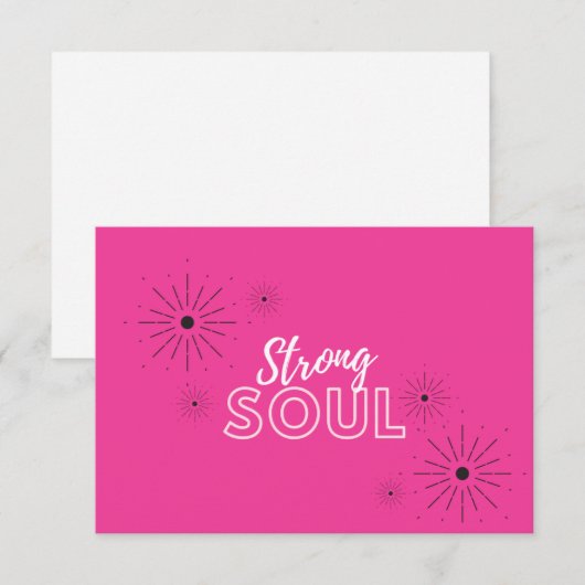 カー気にド- Strong Soul 招待状 (正面/裏面)