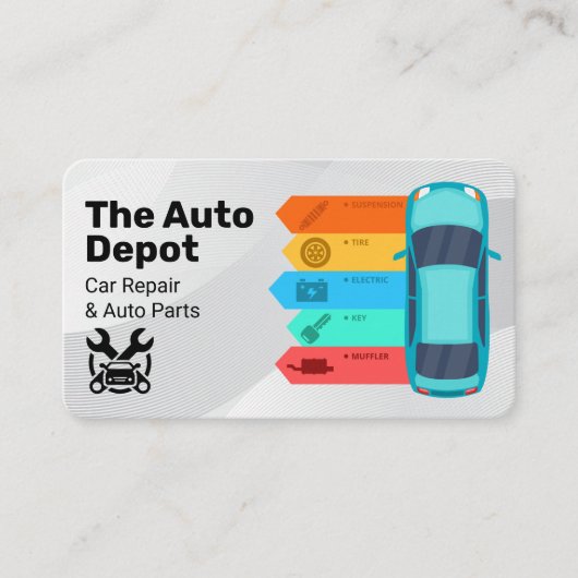 カー用品 | 自動車部品サービス | サプライストア 名刺 (正面)