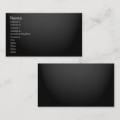 カー白熱［赤熱］光を放つボンブラックグレードットダークパターン 名刺 (正面/裏面)