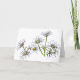 カー空白のドデイジー サンキューカード