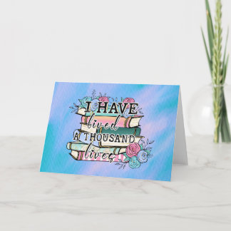 カー空白のド：ブックラバー「1000人の命」 カード