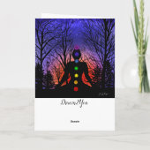 カー空白のド | Meditation Yoga at Sunset カード (裏面)