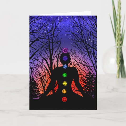 カー空白のド | Meditation Yoga at Sunset カード (正面)