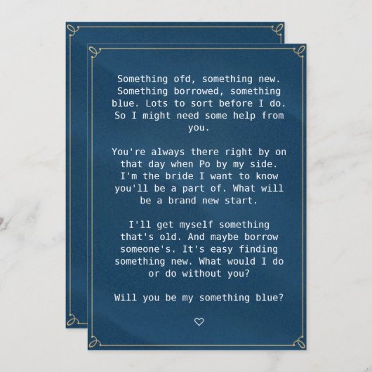 カー結婚ド シーズンカード (正面/裏面)