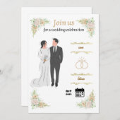 カー結婚ド 招待状 (正面/裏面)