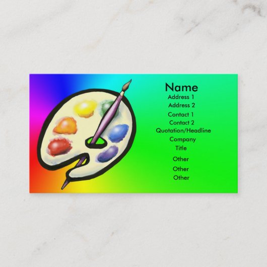 カー芸術的ド 名刺 (正面)