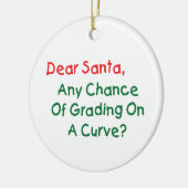 カー親愛ブでサンタクレード？クリスマスレタートゥサンタ セラミックオーナメント (左)