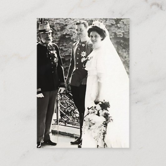 カー賛美ルとジタ結婚の聖札 プレイスカード (正面)