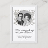 カー賛美ルとジタ結婚の聖札 名刺 (正面)