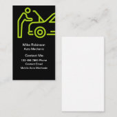 カー車の整備士名刺 名刺 (正面/裏面)