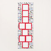 カー遊ズ&ホップスコッチフロアマット ヨガマット (裏面)