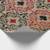 カー遊ドスーツと丹巻 ラッピングペーパー (角)