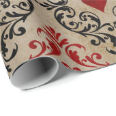 カー遊ドスーツと丹巻 ラッピングペーパー (ロールコーナー)