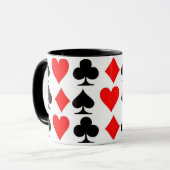 カー遊ドスーツ(クラブハートスペードダイヤモンド) マグカップ (正面左)