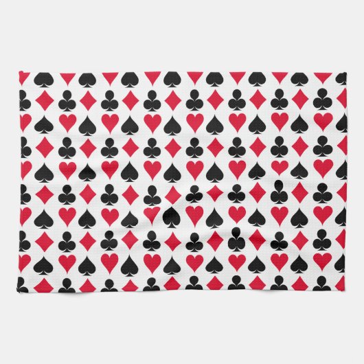 カー遊ド記号パターン キッチンタオル (横)
