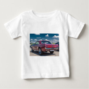 カー スポーツ マスタング レッド マッスル モーター ギア メタル ベビーTシャツ