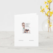 カー/ロンドンジェームズジョイス&イングリッシュアイズ拷問引用文 カード (黄色い花)