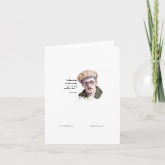 カー/ロンドンジェームズジョイス&神話の引用文 カード (正面)