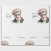 カー/ロンドンジェームズジョイス&神話の引用文 ラッピングペーパー (フラット)