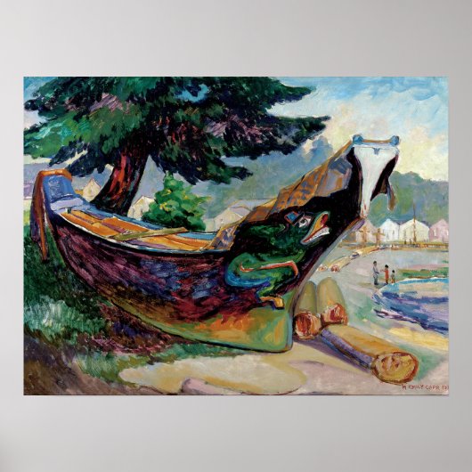 カー – 先住民戦争カヌー1912 ポスター (正面)