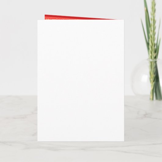 カ伝統的ッ中国のプルレ結婚ッド 招待状 (裏面)