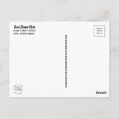 カ保ームフックオンフェイク金ゴールドクロチェットクラフツ ポストカード (裏面)