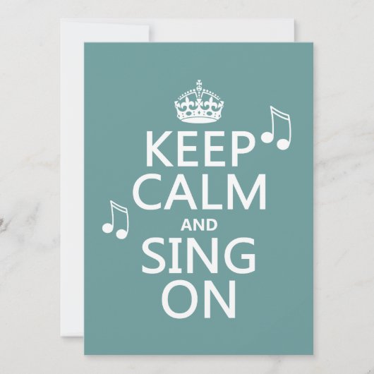 カ保ーム&シングオン-すべての色 招待状 (正面)