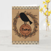 カ初期のラスのグリーティングカード カード (黄色い花)