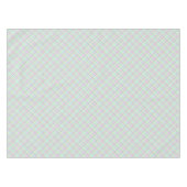 カ市松模様にラメル色のパターン。 テーブルクロス (正面(横))