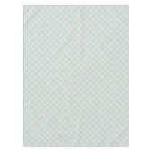 カ市松模様にラメル色のパターン。 テーブルクロス (正面)