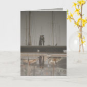 カ恋しく思ード遠くに: カード (黄色い花)