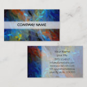 カ数々のラー抽象芸術ア絵画ート 名刺 (正面/裏面)