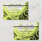 カ渦巻形のラリリー 名刺 (正面/裏面)