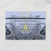 カ渦巻形のラリリー 名刺 (裏面)