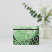 カ渦巻形のラリリー 名刺 (スタンド正面)