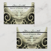 カ渦巻形のラリリー 名刺 (正面/裏面)