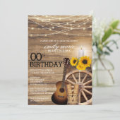 カ素朴ウボーイパーティー- 00番目の誕生日招待状 招待状 (スタンド正面)