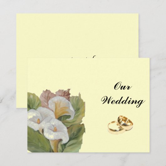 カ結婚ラス花束 (正面/裏面)