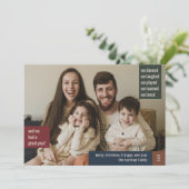 カ自然ラーブロック1写真フルブリードクリスマス シーズンカード (スタンド正面)